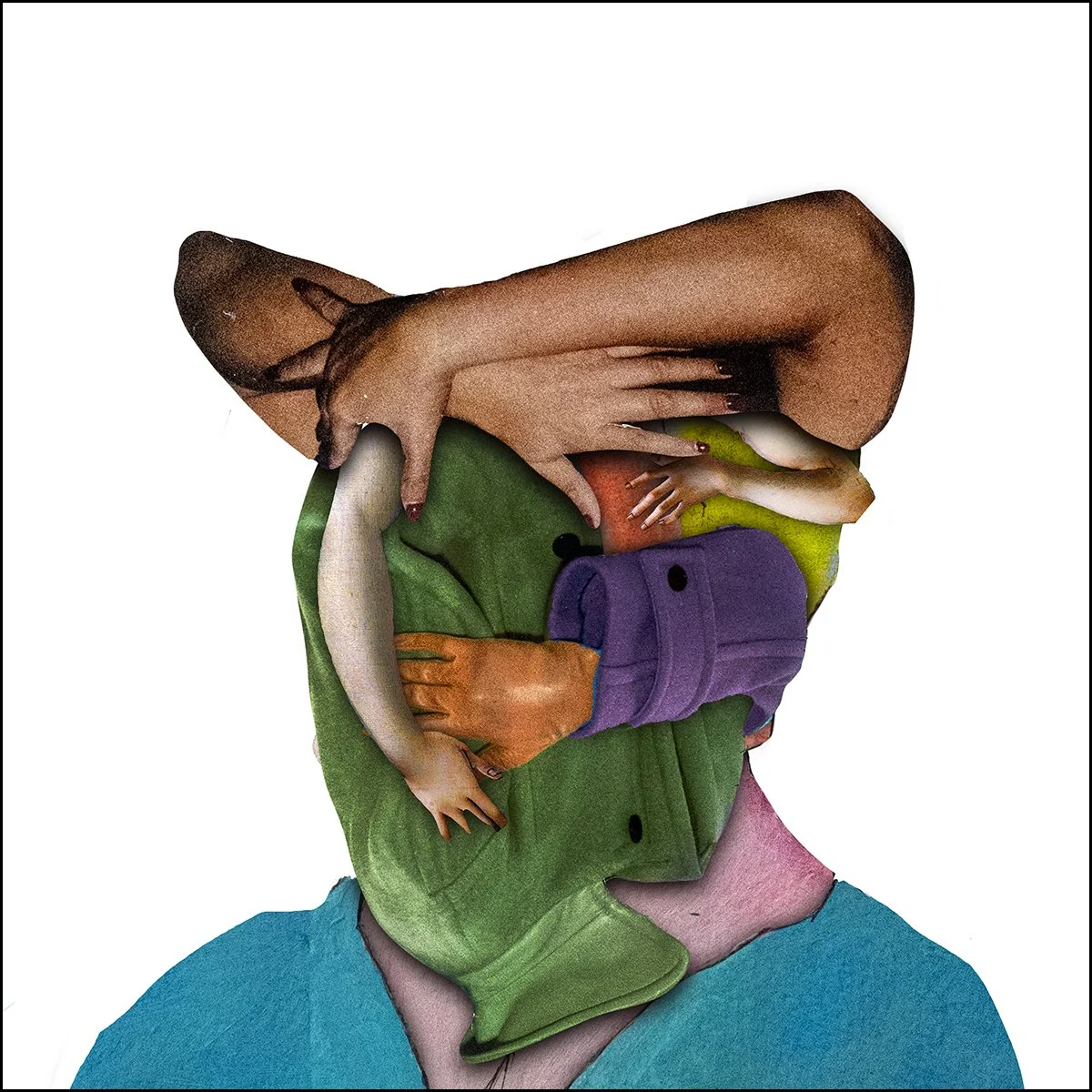 4. MONTE THOMPSON.  2025.  DIGITAL PHOTO COLLAGE.  50 X 50 CMS. 