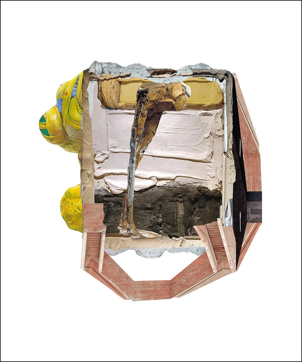19. ARAN LAVERNE. 2024.  DIGITAL PHOTO COLLAGE.  50 X 60 CMS.