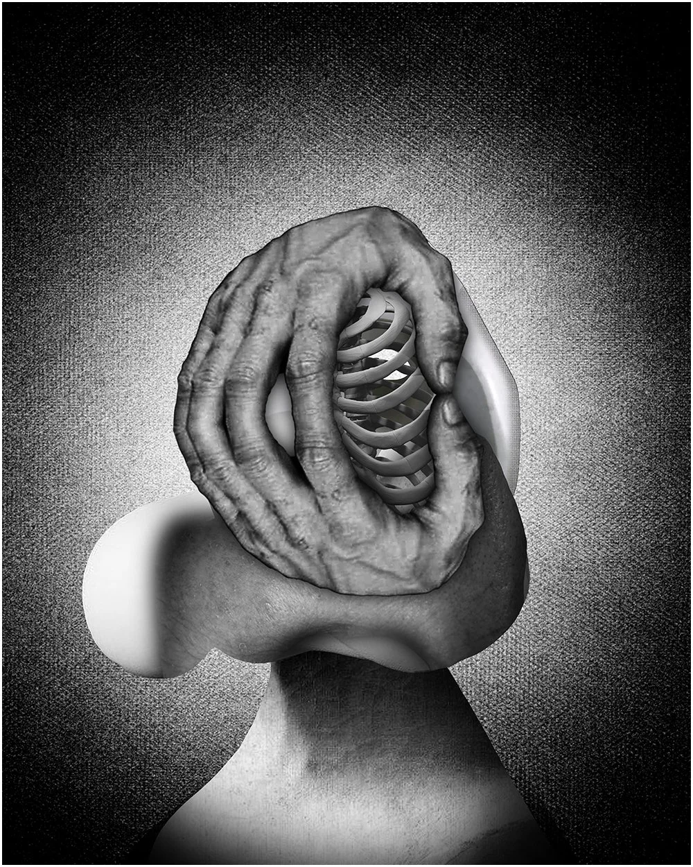 2. STUDY. 2026. DIGITAL PHOTO COLLAGE.  40 X 50. CMS