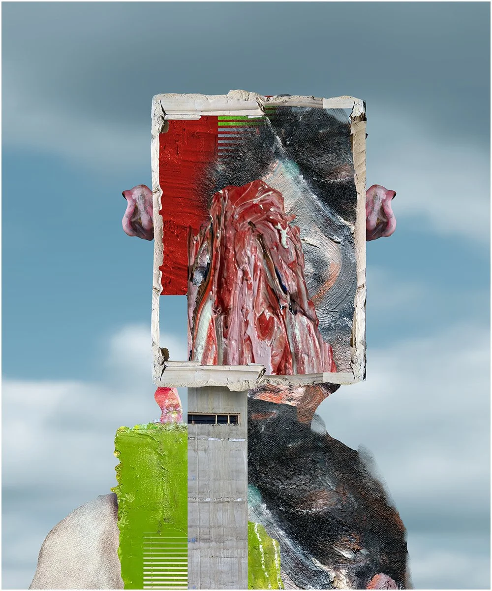 20. SHAHAR GUO GAL.  2025.  DIGITAL PHOTO COLLAGE.  40 X 50 CMS.
