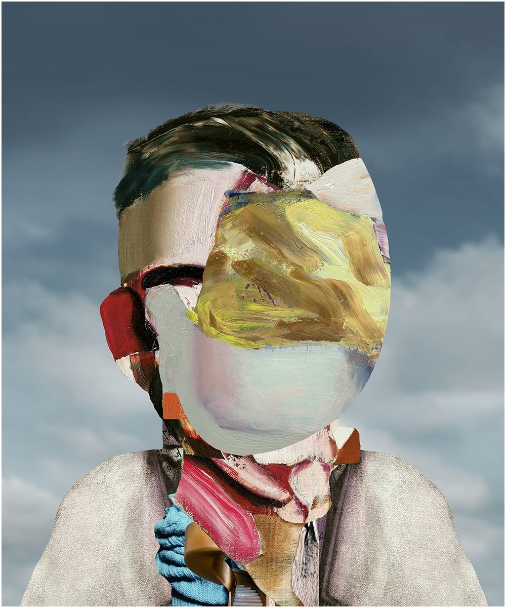 23. SONAM CHANDRA KRANZ. 2025.  DIGITAL PHOTO COLLAGE.  40 X 50 CMS.