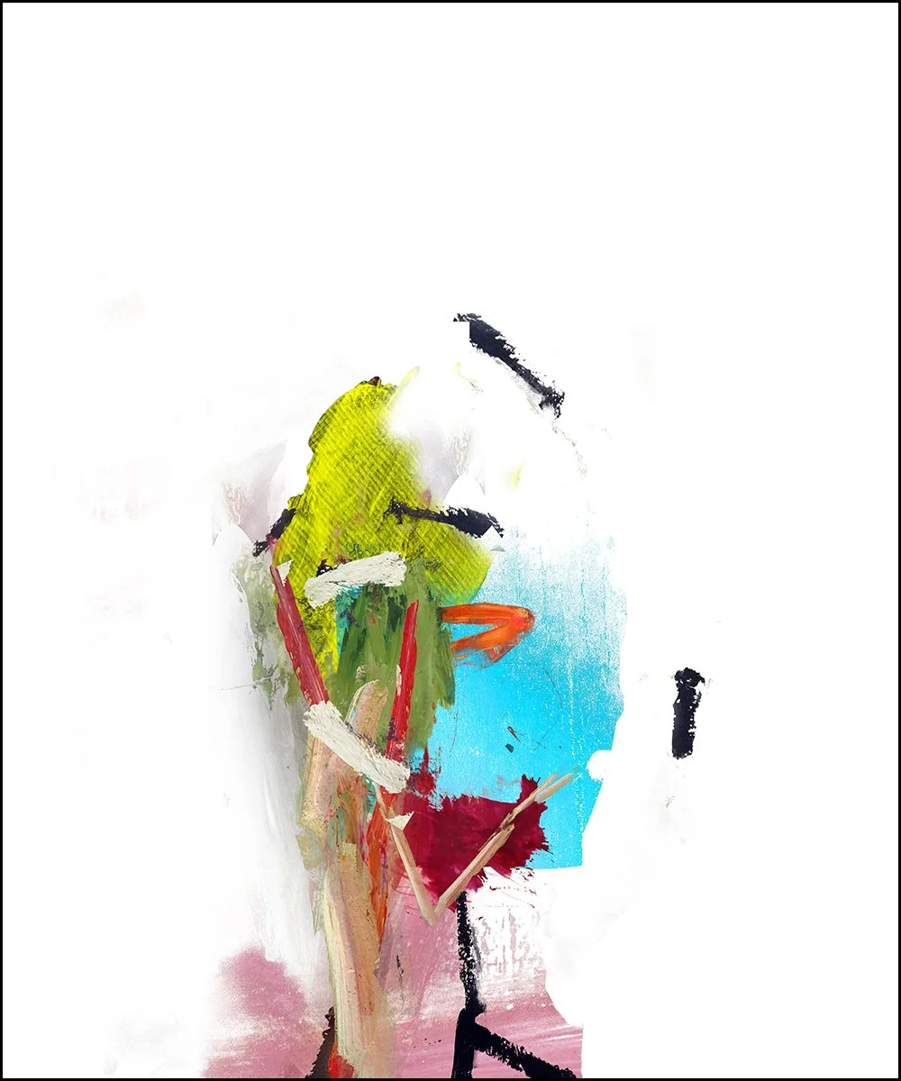 11. THE CARER.  2023.  DIGITAL PHOTO COLLAGE.  100 X 120 CMS.
