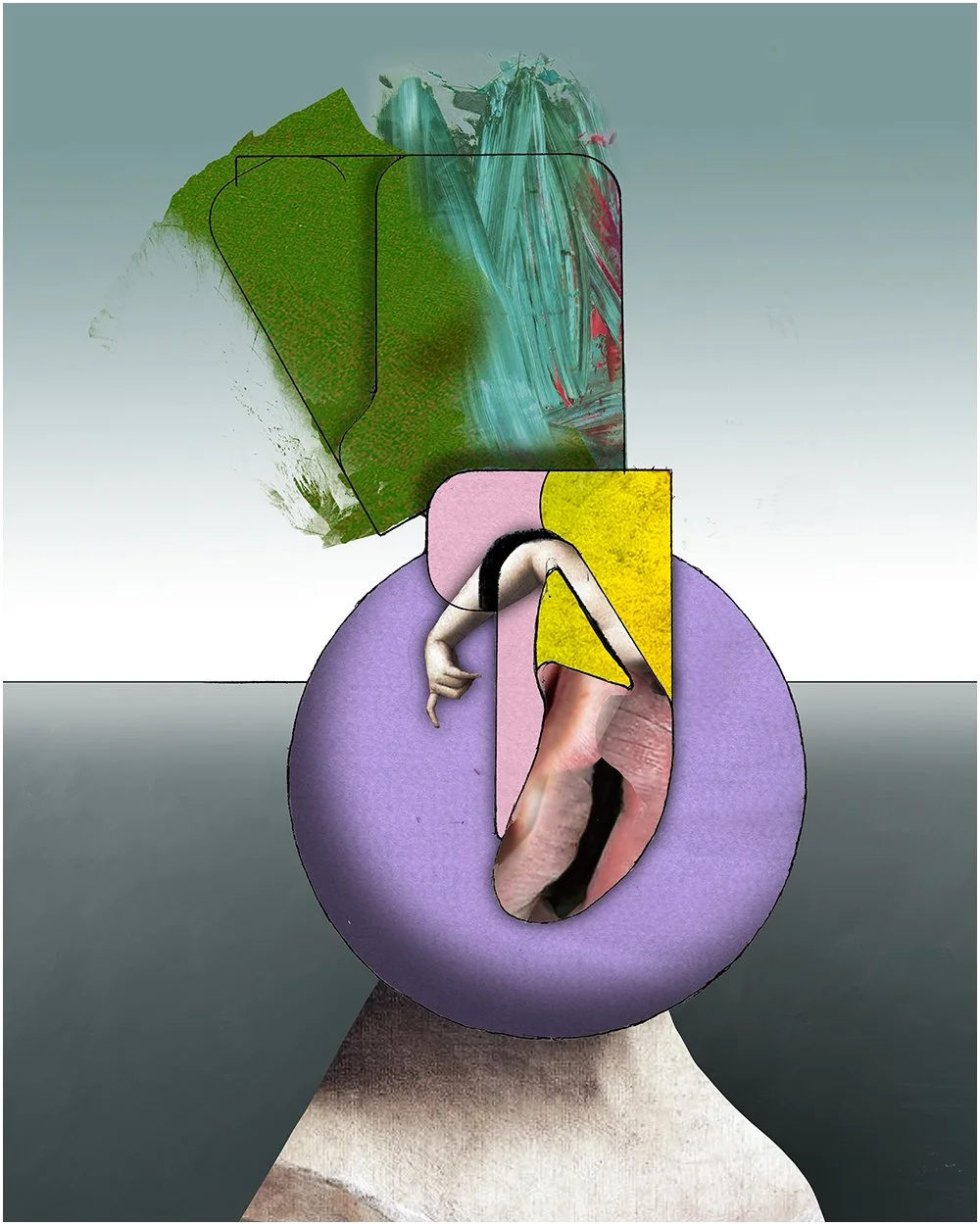 5. BERT HICKEY.  2026.  DIGITAL PHOTO COLLAGE.  40 X 50 CMS. 