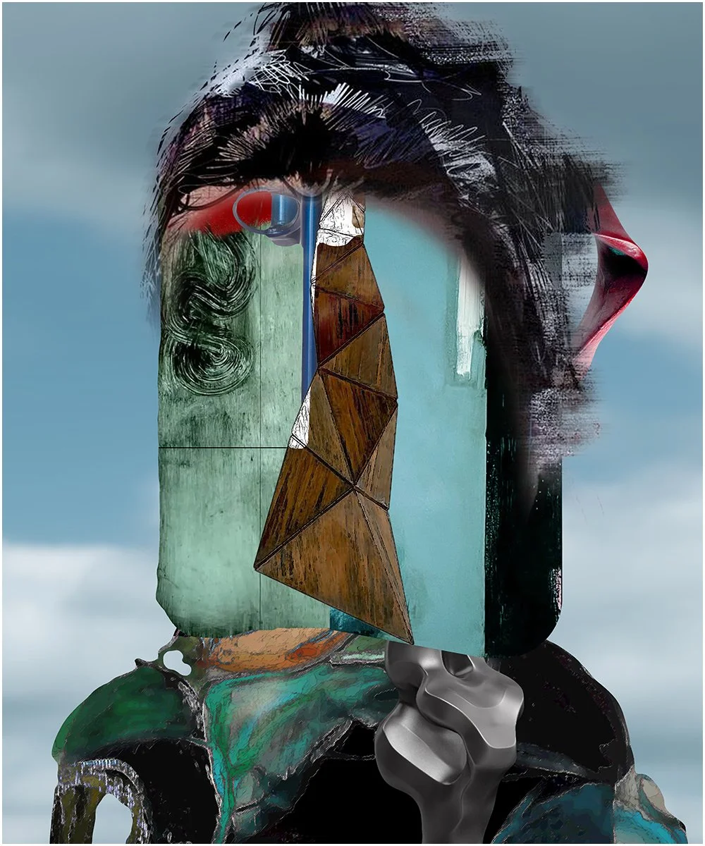 3. BOTUM TEDDIE AINSWORTH.  2025.  DIGITAL PHOTO COLLAGE.  40 X 50 CMS.