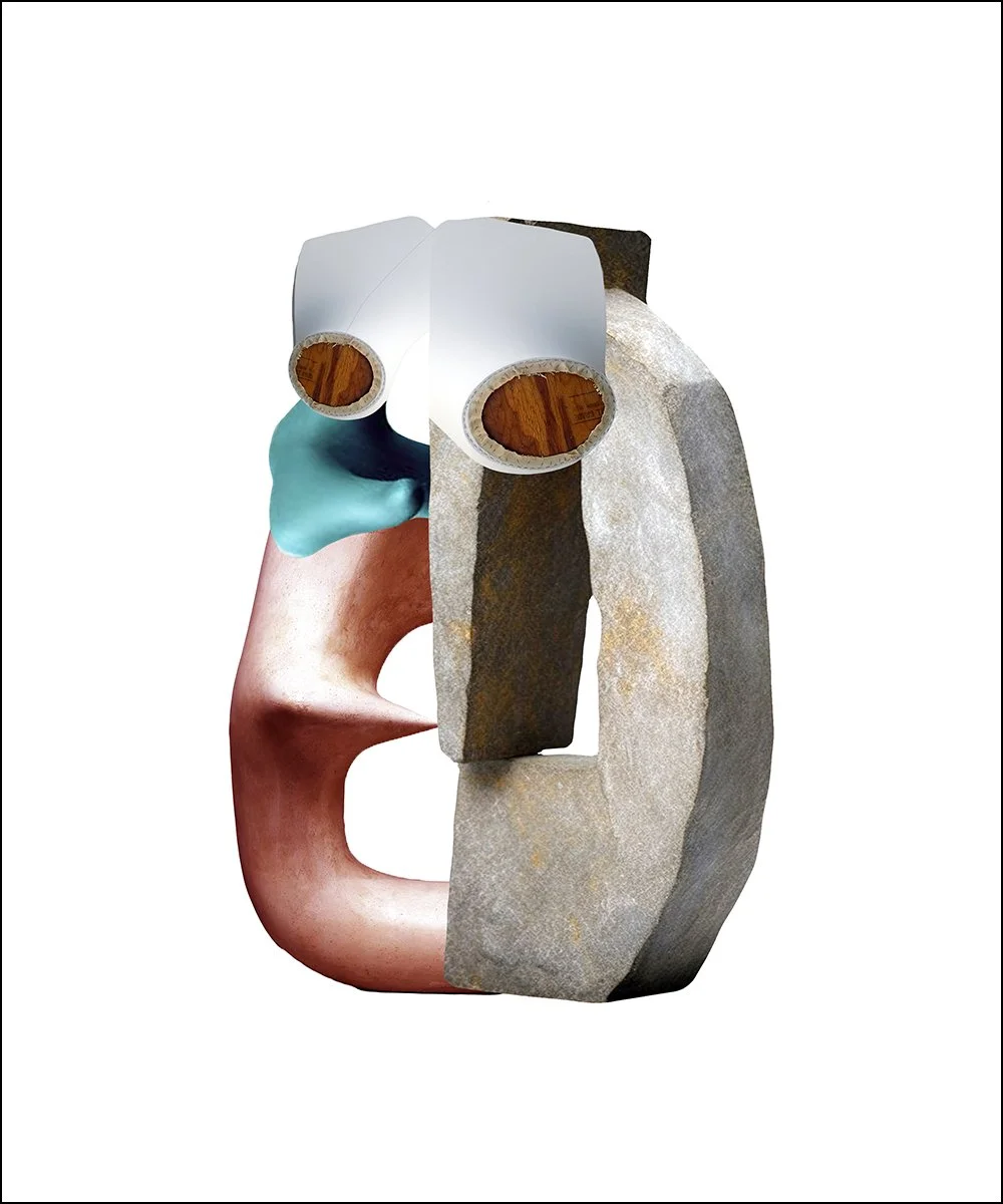 45. ZINOVIY EVERETT.  2024.  DIGITAL PHOTO COLLAGE.  50 X 60 CMS.