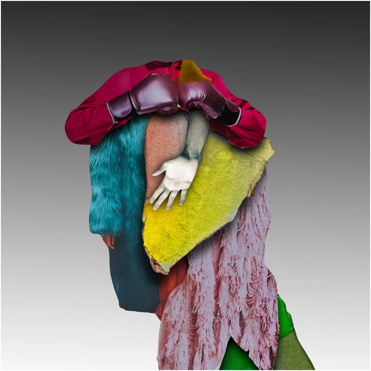 13. ELBA DOWNING.  2025.  DIGITAL PHOTO COLLAGE.  50 X 50 CMS. 