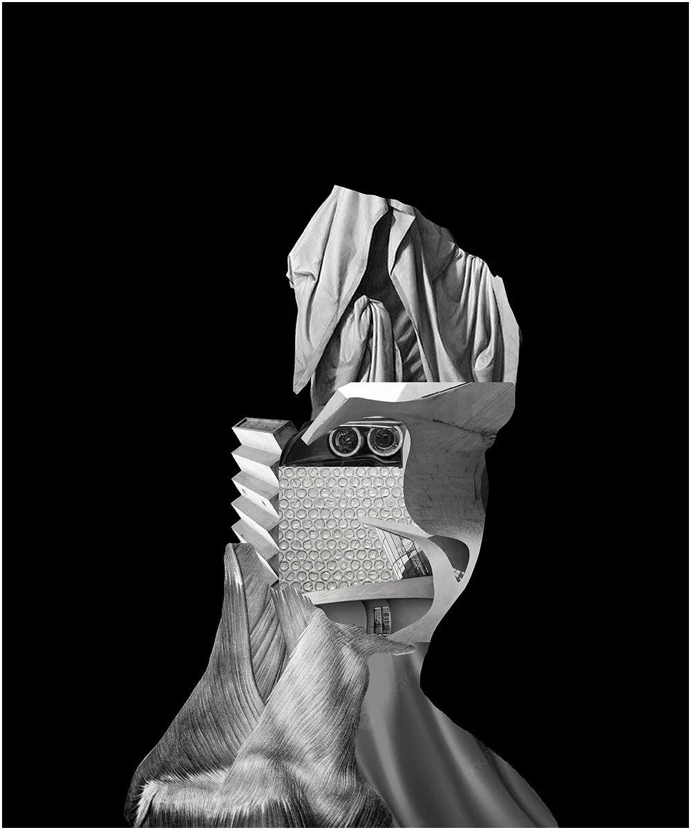 18. TALEN NESS.  2023.  DIGITAL PHOTO COLLAGE.  50 X 60 CMS.
