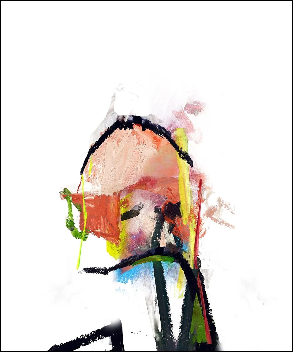 15. THE NEPHEW.  2023.  DIGITAL PHOTO COLLAGE.  100 X 120 CMS.