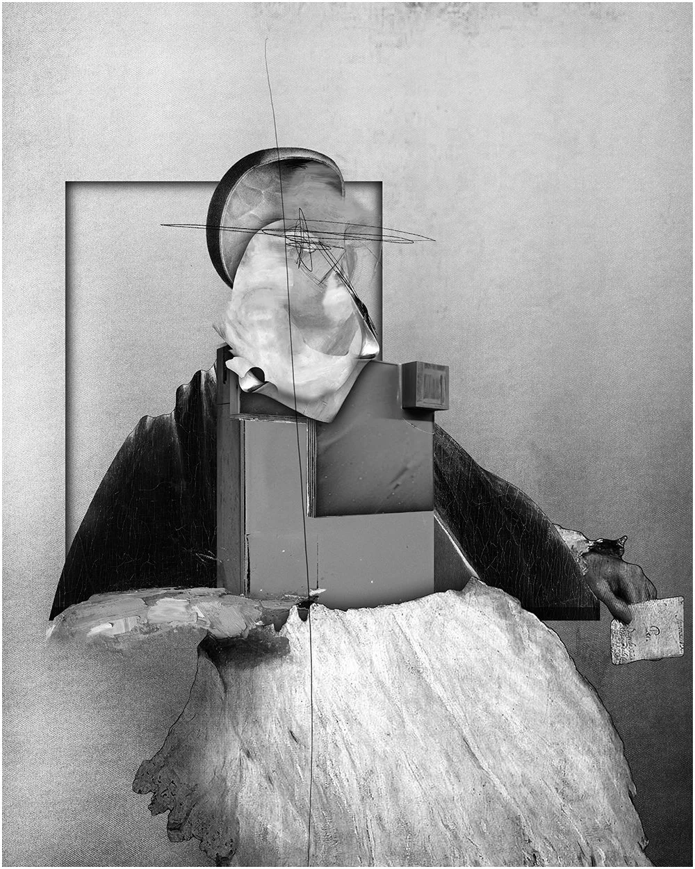 11. DIEGO VELÁZQUEZ – POPE INNOCENT X.  2026.  DIGITAL PHOTO COLLAGE.  40 X 50 CMS    