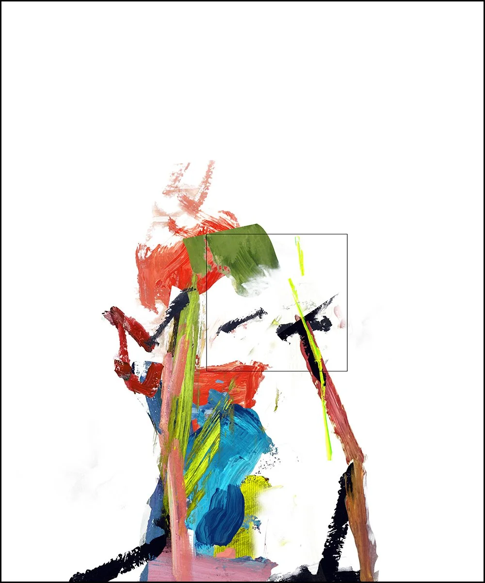 17. THE NEPHEW.  2023.  DIGITAL PHOTO COLLAGE.  100 X 120 CMS.