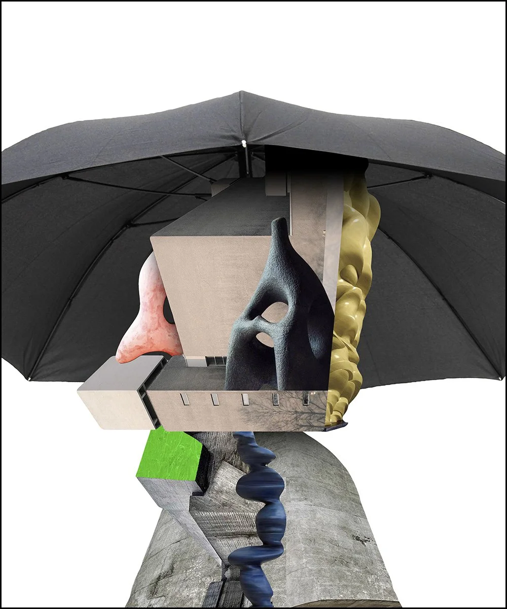 4. CHARLIE DAY.  2024.  DIGITAL PHOTO COLLAGE.  50 X 60 CMS.