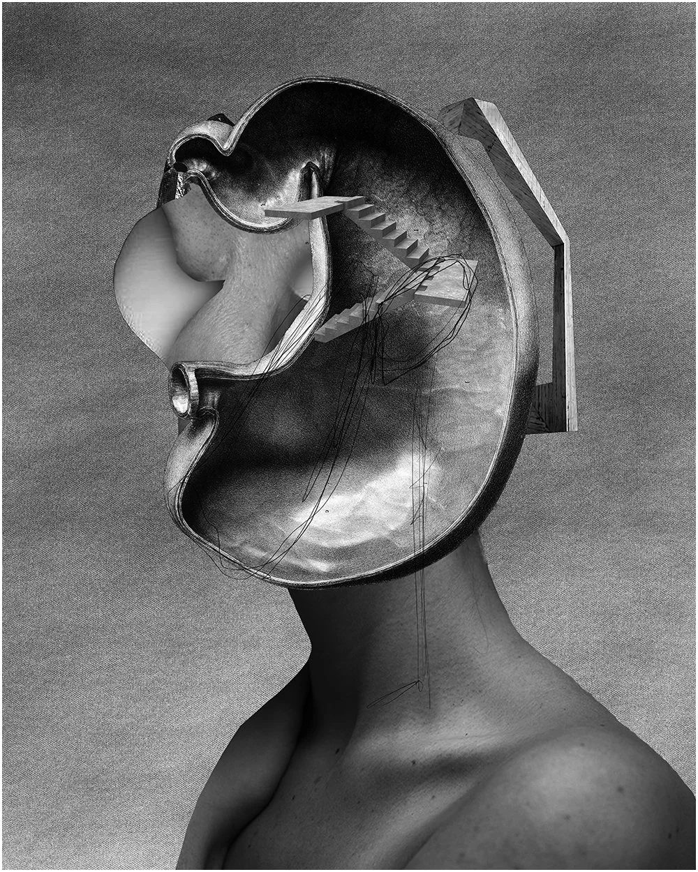16. STUDY.  2026. DIGITAL PHOTO COLLAGE.  40 X 50. CMS. 