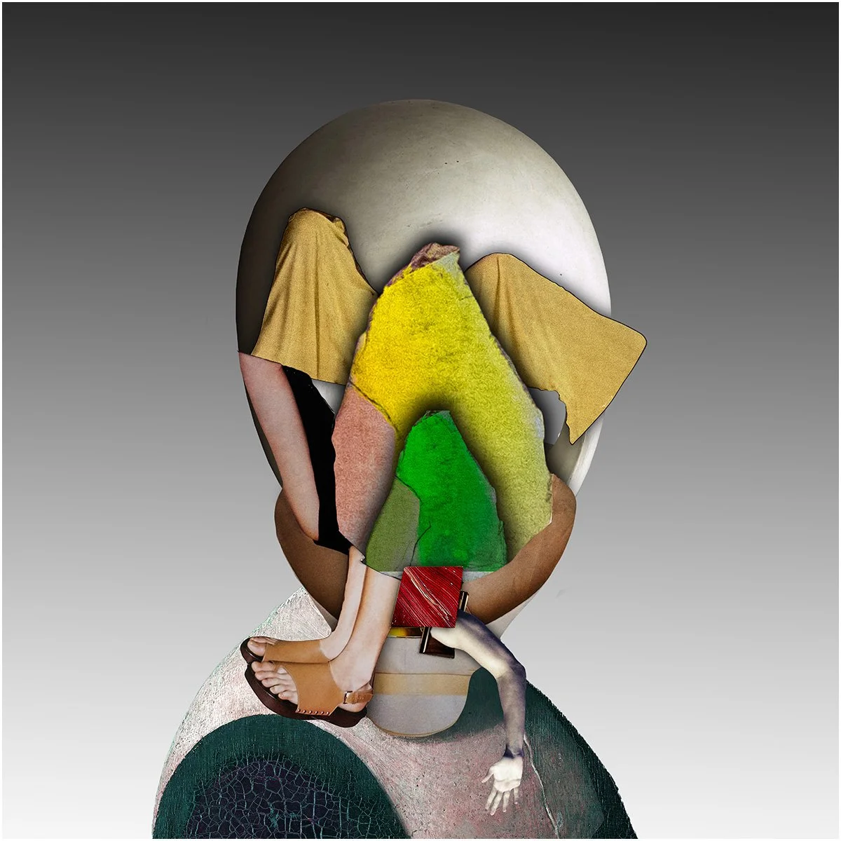 1. CLUDIO CRUZ. 2025.  DIGITAL PHOTO COLLAGE.  50 X 50 CMS