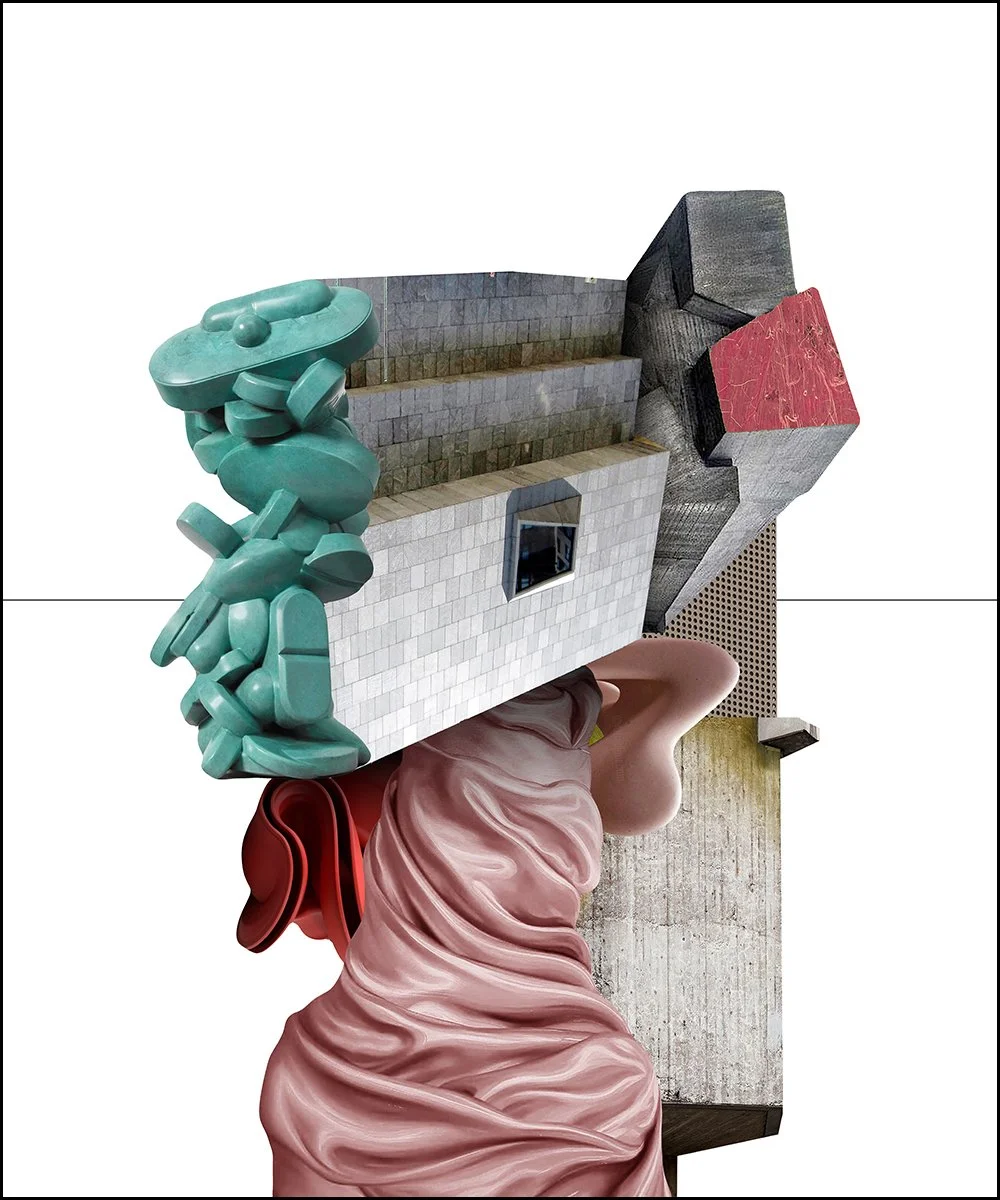 18. MICHAEL PASCHALL.  2024.  DIGITAL PHOTO COLLAGE.  50 X 60 CMS.