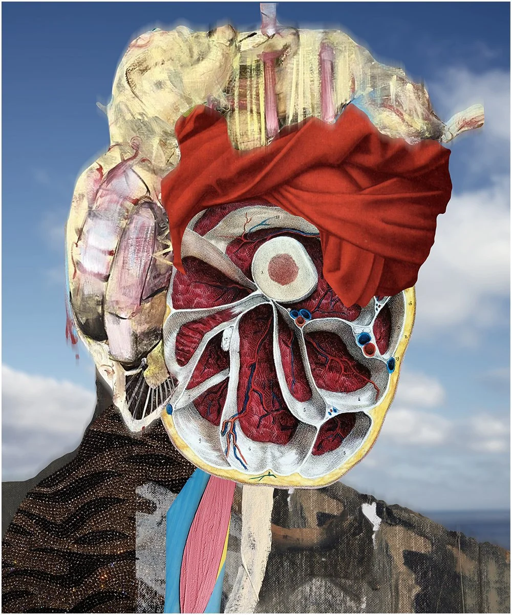 1. ADONIS MALTHE KOHLER.  2025.  DIGITAL PHOTO COLLAGE.  40 X 50 CMS.