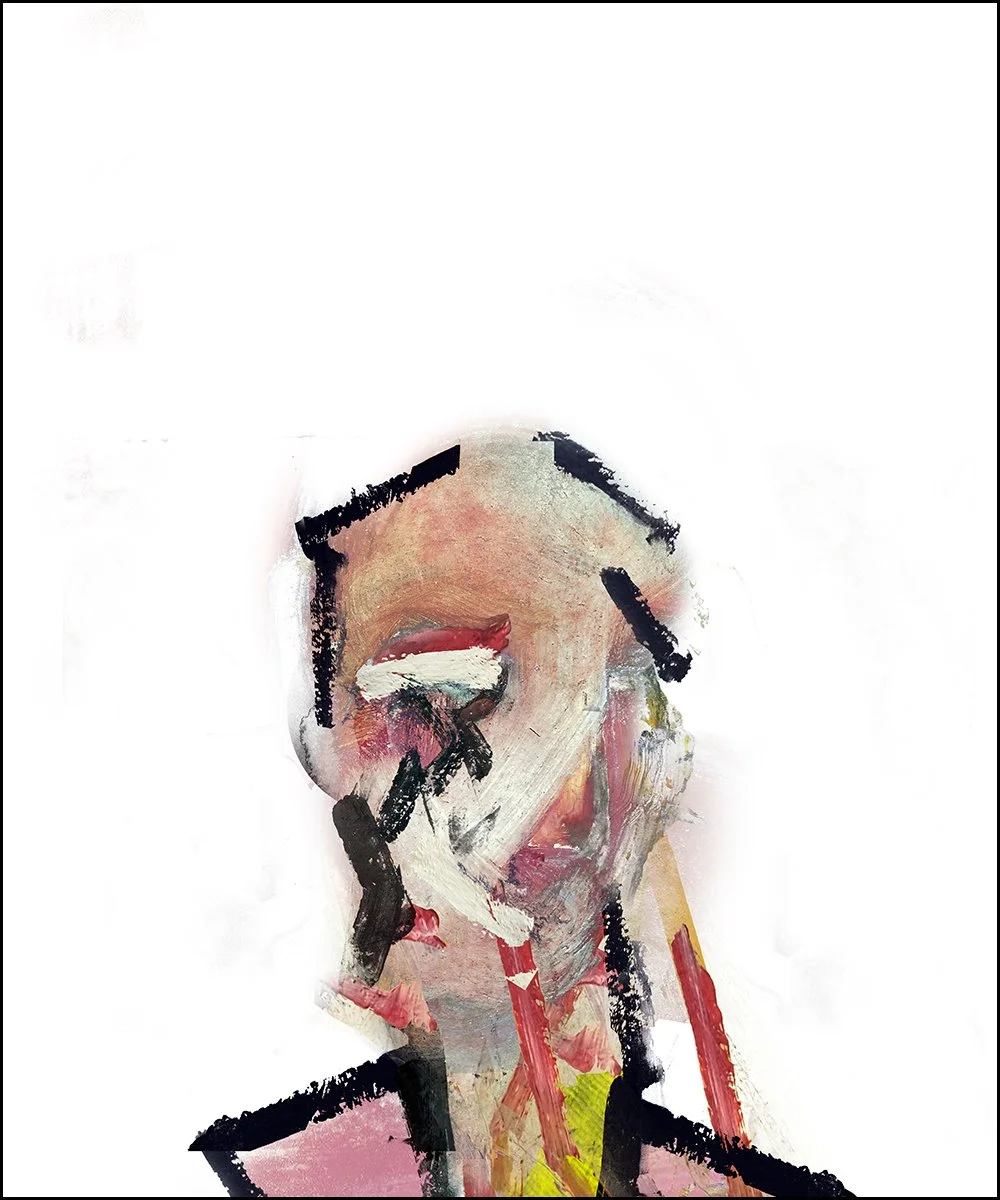 10. THE CARER.  2023.  DIGITAL PHOTO COLLAGE.  100 X 120 CMS.