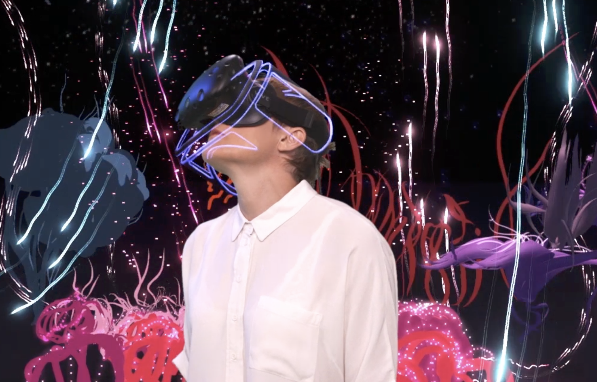 Immersive VR artwork and digital installation by Joanna Henly for Business of Fashion VOICES conference.