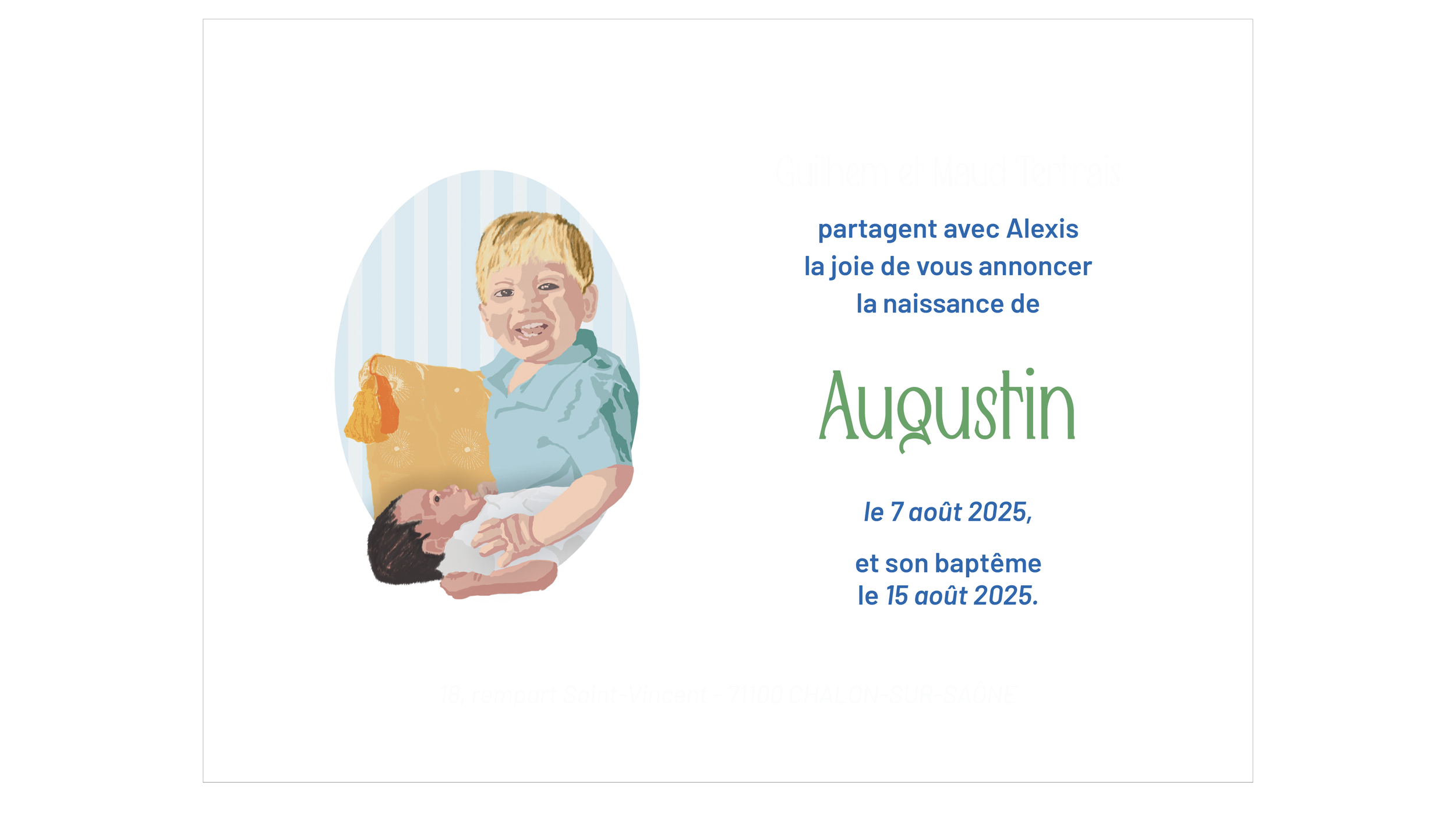 Faire-part de naissance