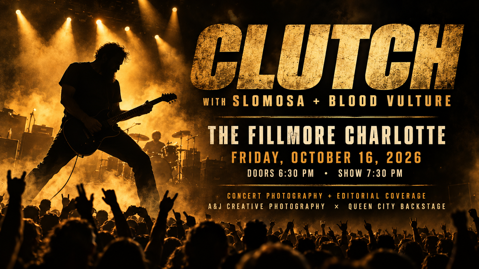 Clutch at The Fillmore Charlotte — Concert Photography