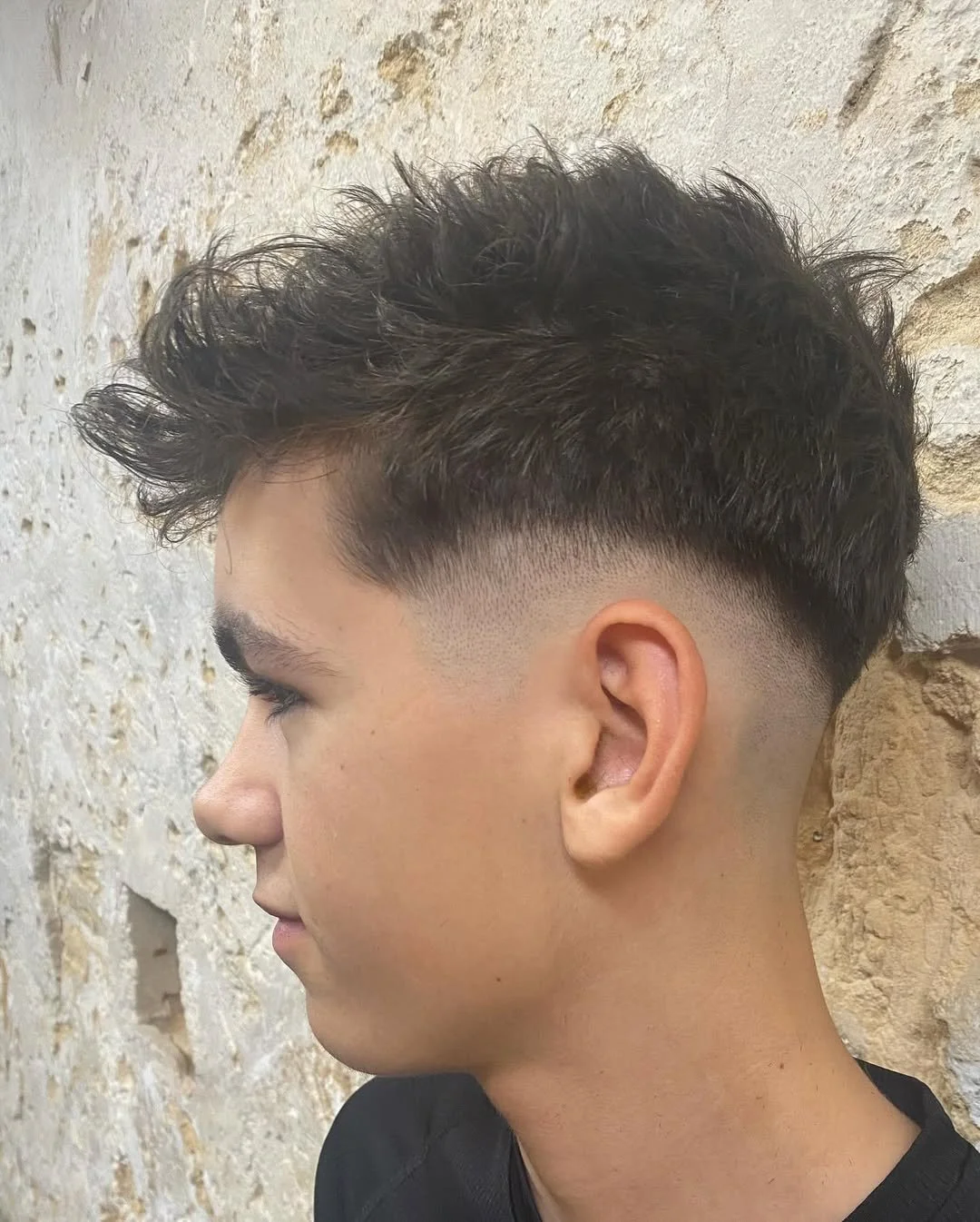 Men's skin fade haircut at Bubbalù, Palma de Mallorca