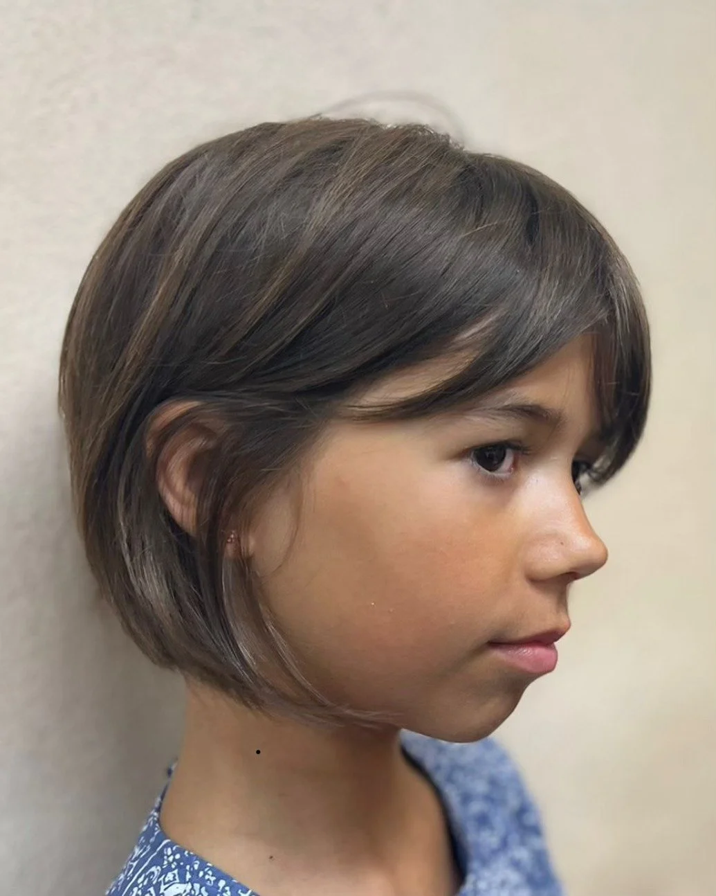 Children's bob haircut at Bubbalù hair salon, Palma de Mallorca