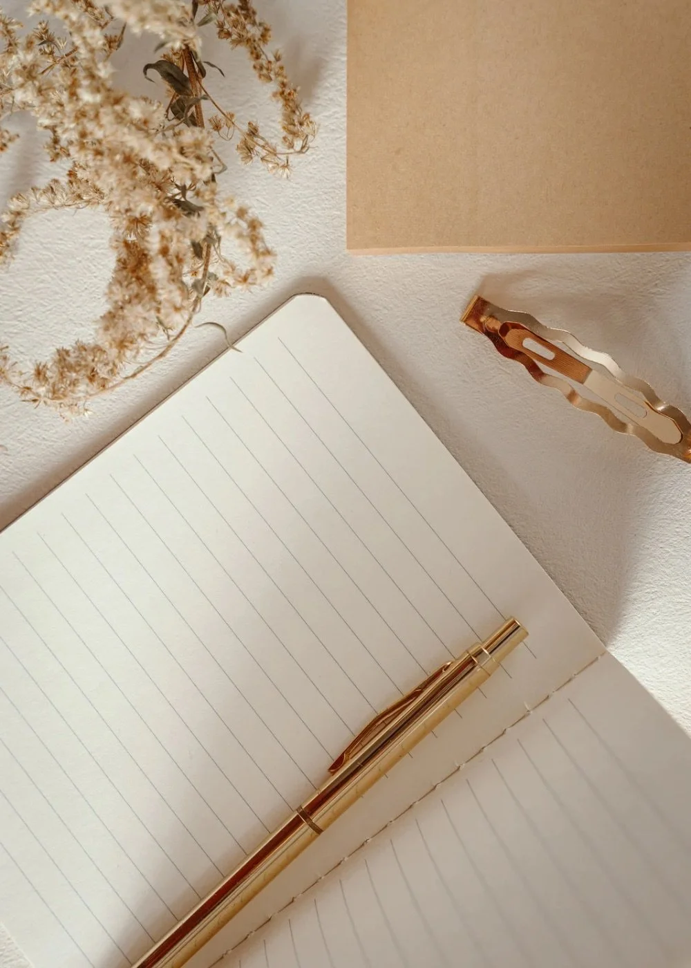 Journaling and reflection space representing self-awareness and personal growth.