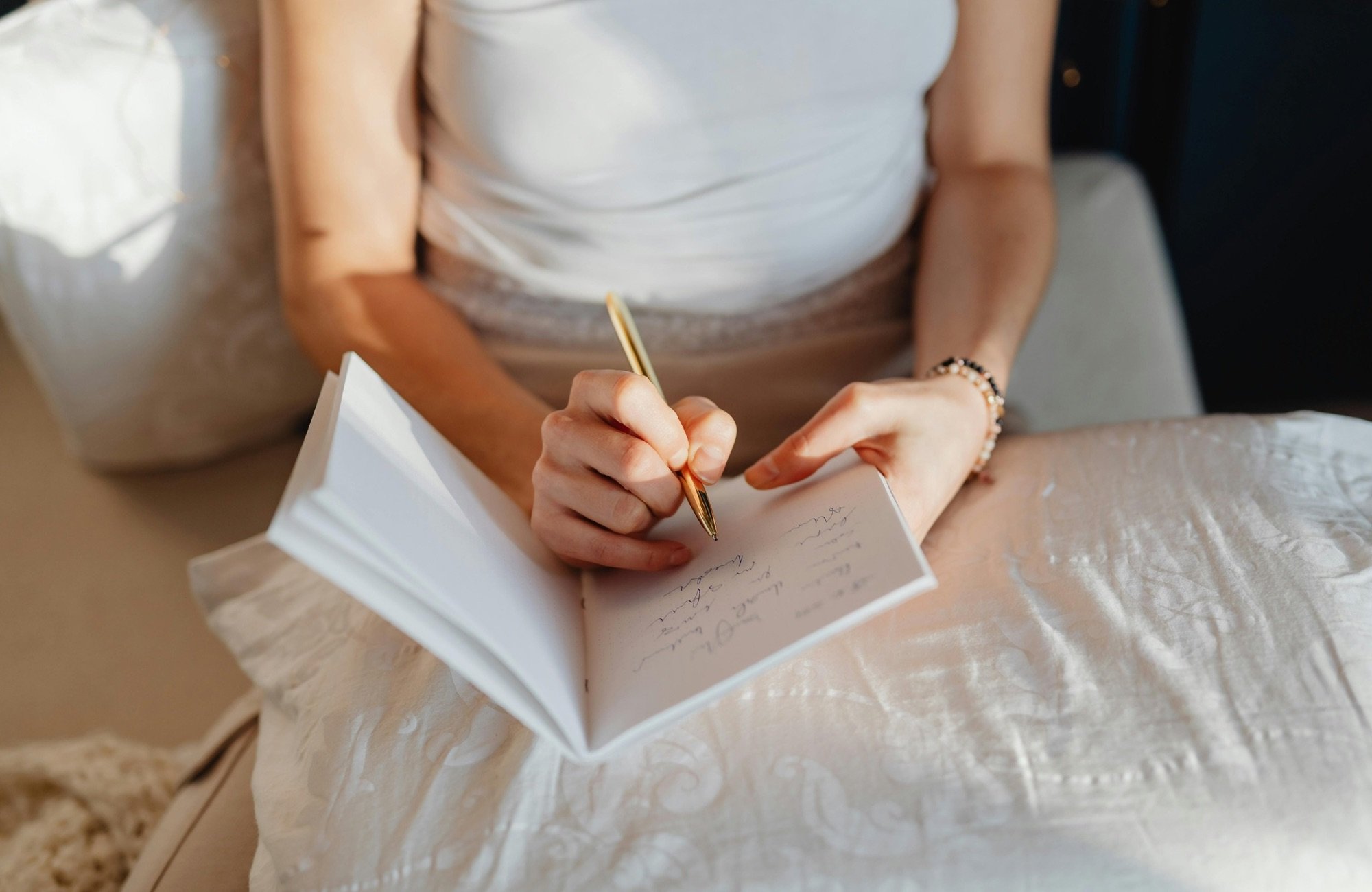 Journaling practice supporting self-reflection, values-work, and intentional change.