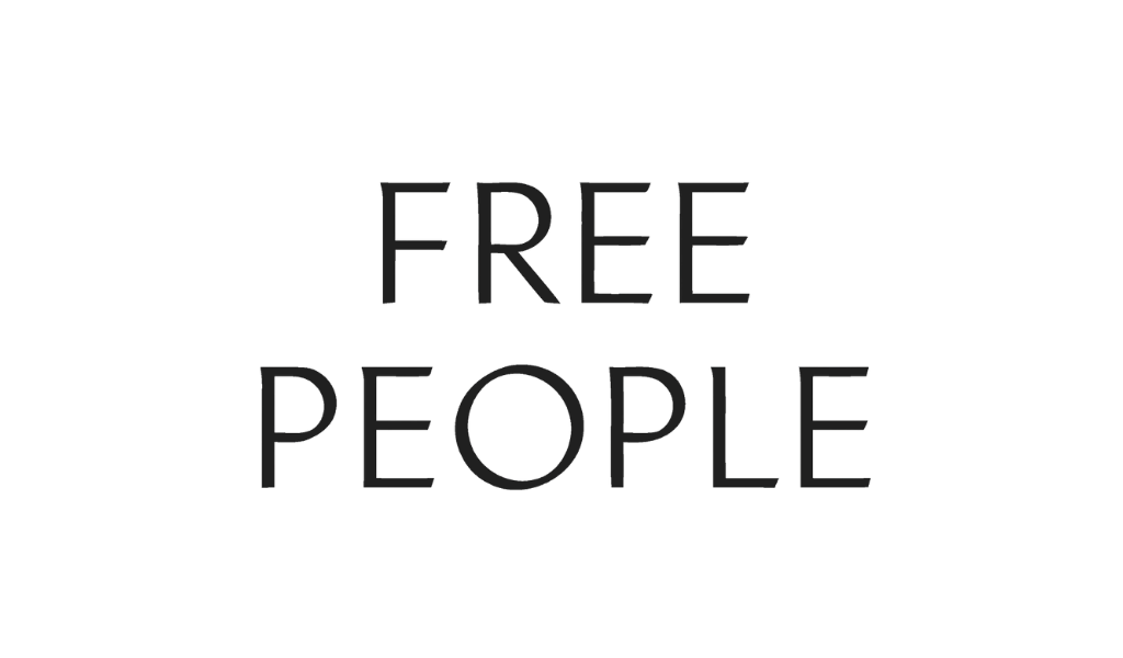 Logo with the text 'Free People'.