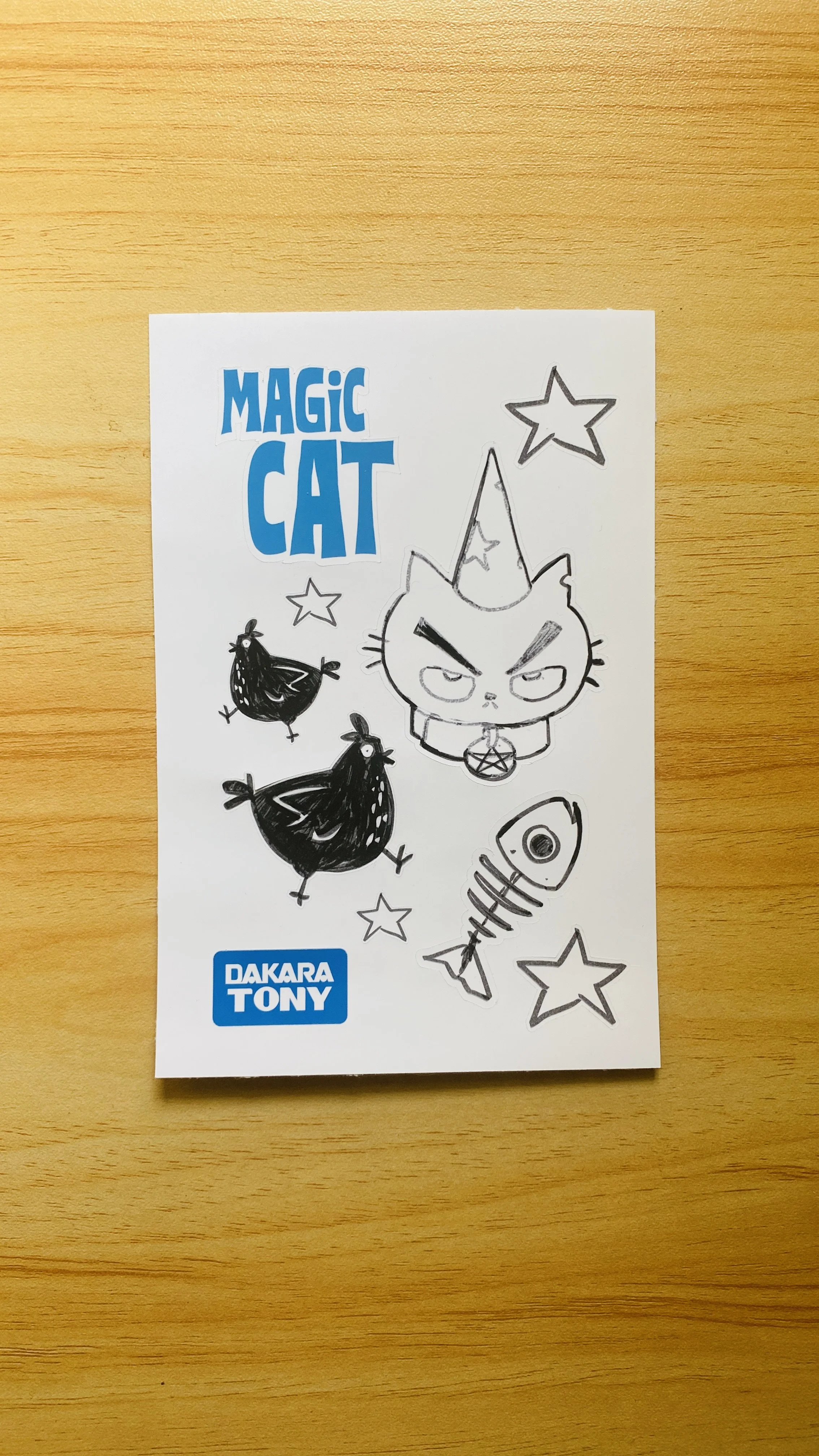 Magic cat Sticker Sheet