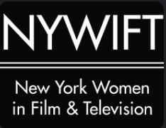 Logo for NYWIFT with the text 'New York Women in Film & Television'