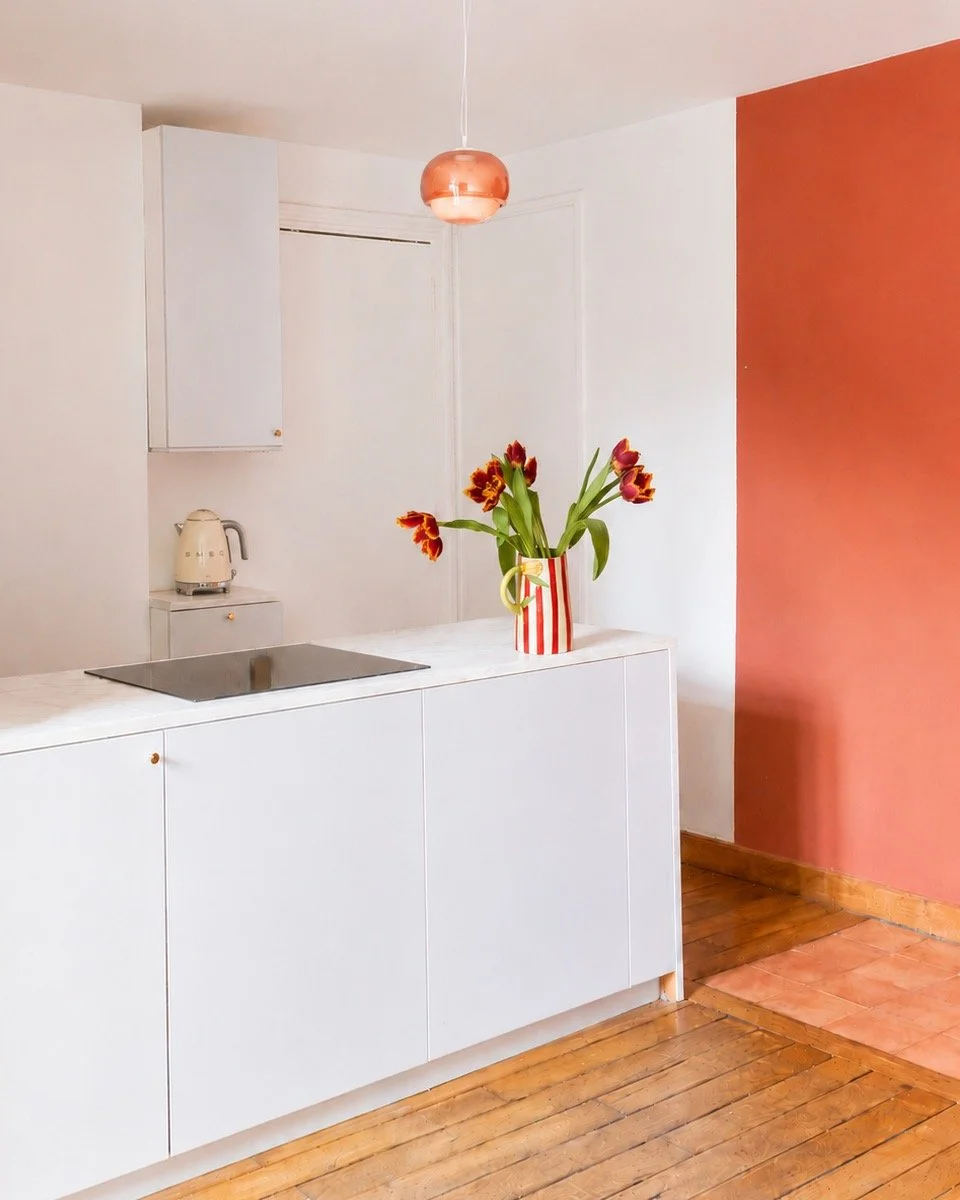 La cuisine
.
Projet Pigalle | R&eacute;novation compl&egrave;te d&rsquo;un appartement de 40m2 | Paris.

#r&eacute;novation #architecture #designinterieur #architectureinterieur #d&eacute;corationint&eacute;rieure