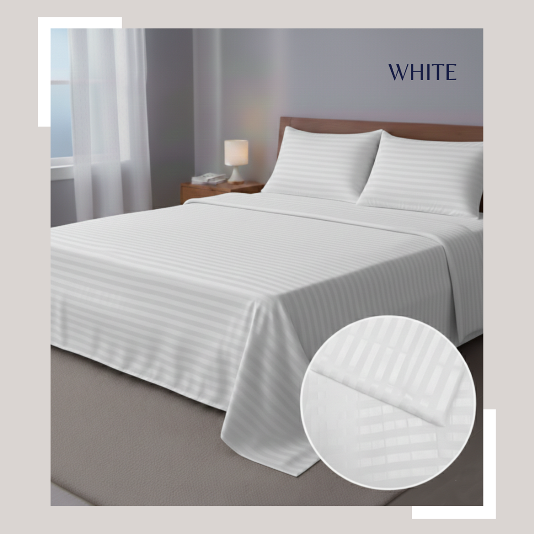 Off White Cotton Sateen