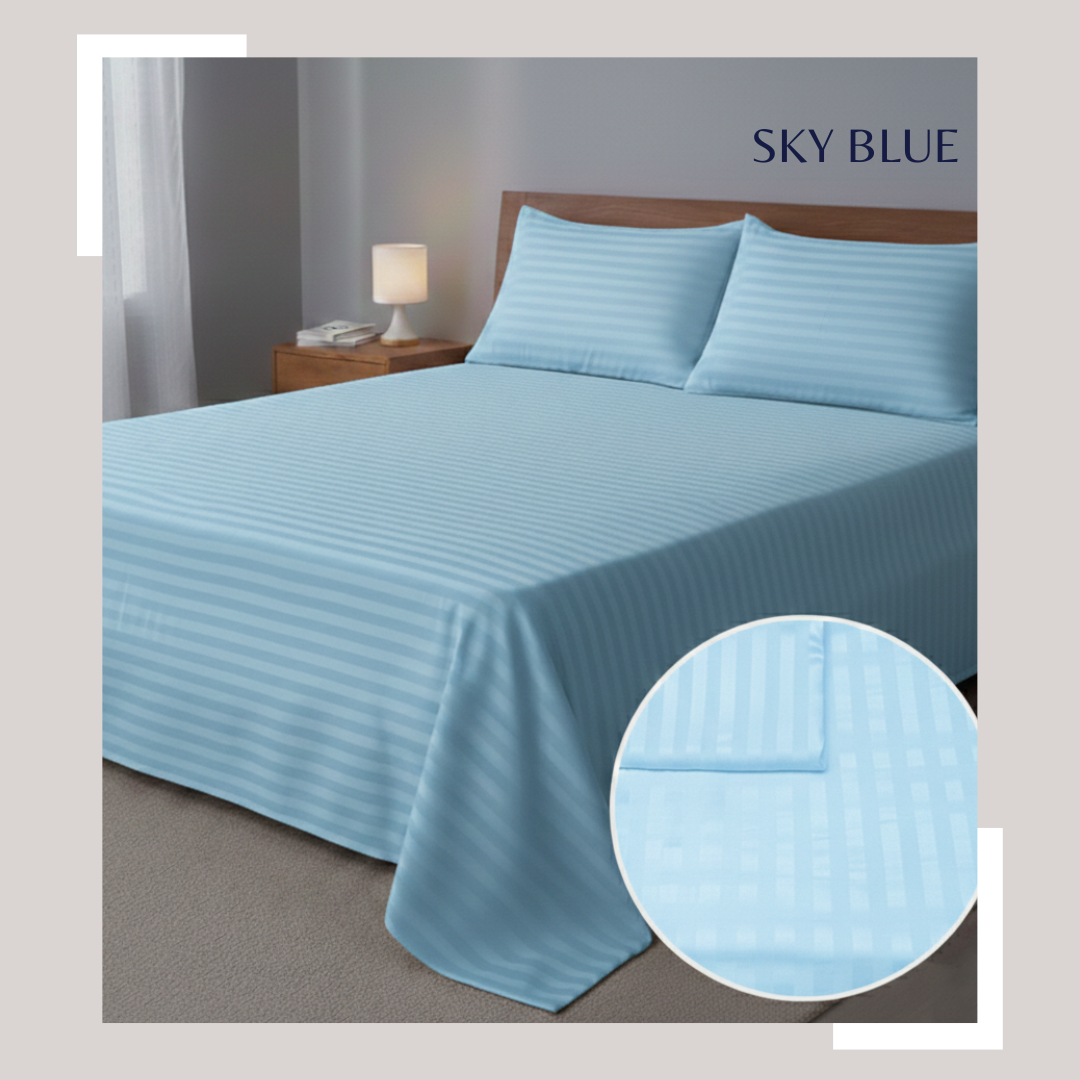 Light Blue Cotton Sateen