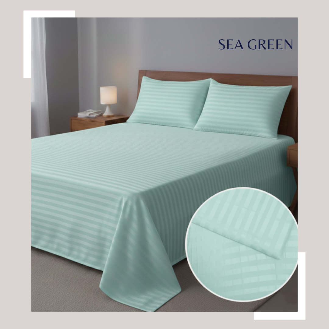 Sea Green Cotton Sateen