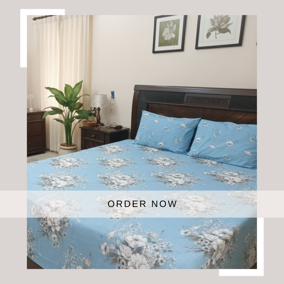 Floral Sky Blue