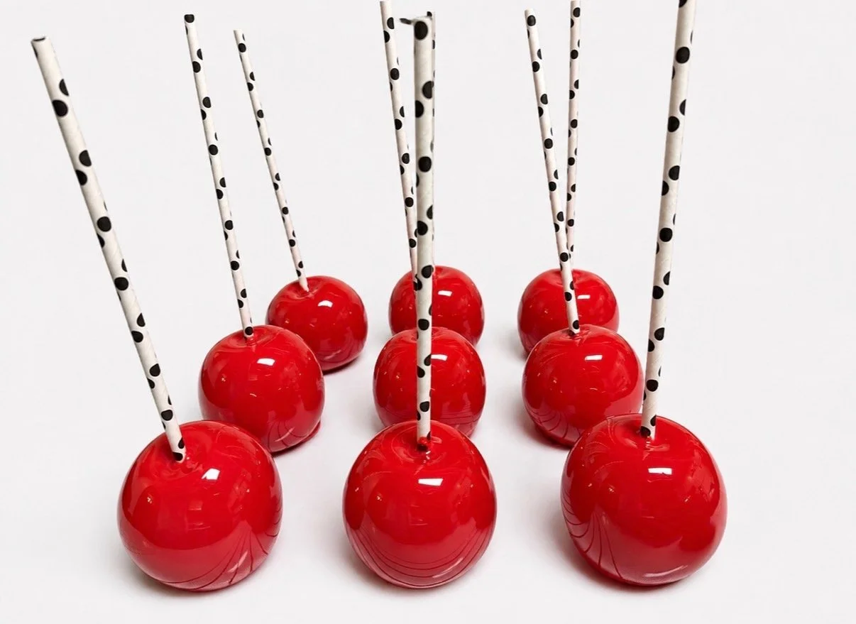 Plain candy apples