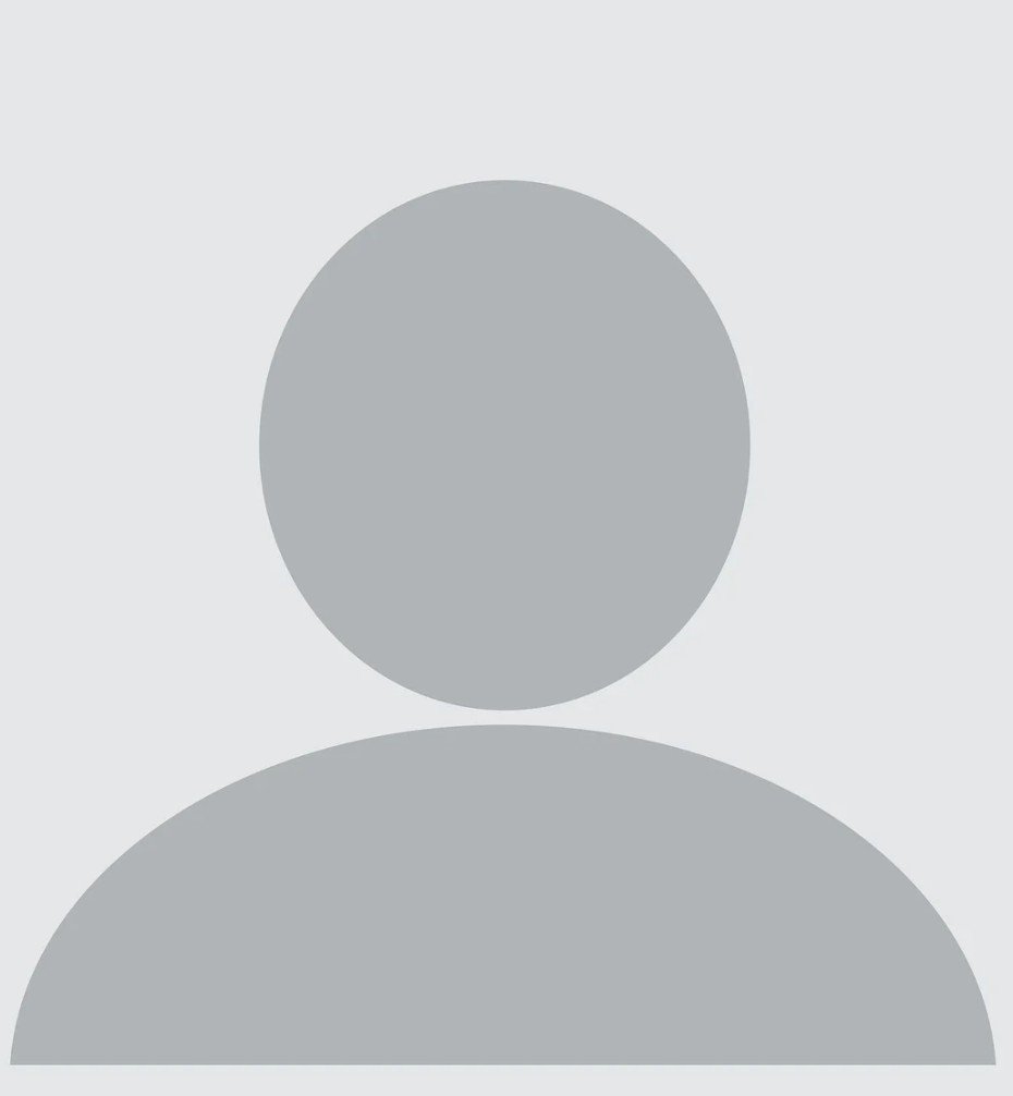 An empty, gray silhouette placeholder image of a person on a light gray background.