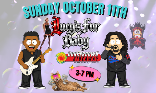 🤘 SUNDAY FUNDAY WITH LUCY’S FUR BABY AT HUNKERDOWN HIDEAWAY! 🤘