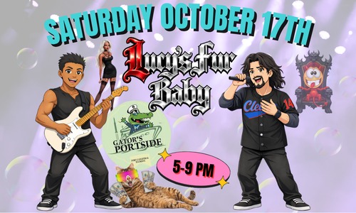 🔥 SATURDAY NIGHT WITH LUCY’S FUR BABY AT GATOR’S PORTSIDE! 🔥