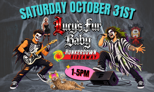 🎃🤘 HALLOWEEN WITH LUCY’S FUR BABY AT HUNKERDOWN HIDEAWAY! 🤘🎃