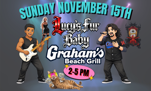 🤘🔥 SUNDAY FUNDAY WITH LUCY’S FUR BABY AT GRAHAM’S! 🔥🤘
