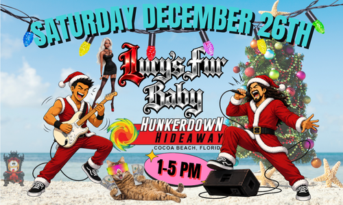 🎄🤘 THE DAY AFTER CHRISTMAS WITH LUCY’S FUR BABY AT HUNKERDOWN! 🤘🎄