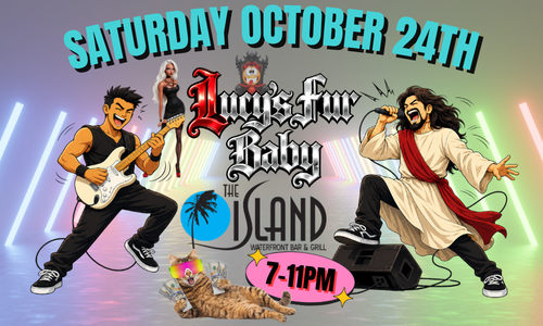 🔥🤘 SATURDAY NIGHT WITH LUCY’S FUR BABY AT THE ISLAND! 🤘🔥