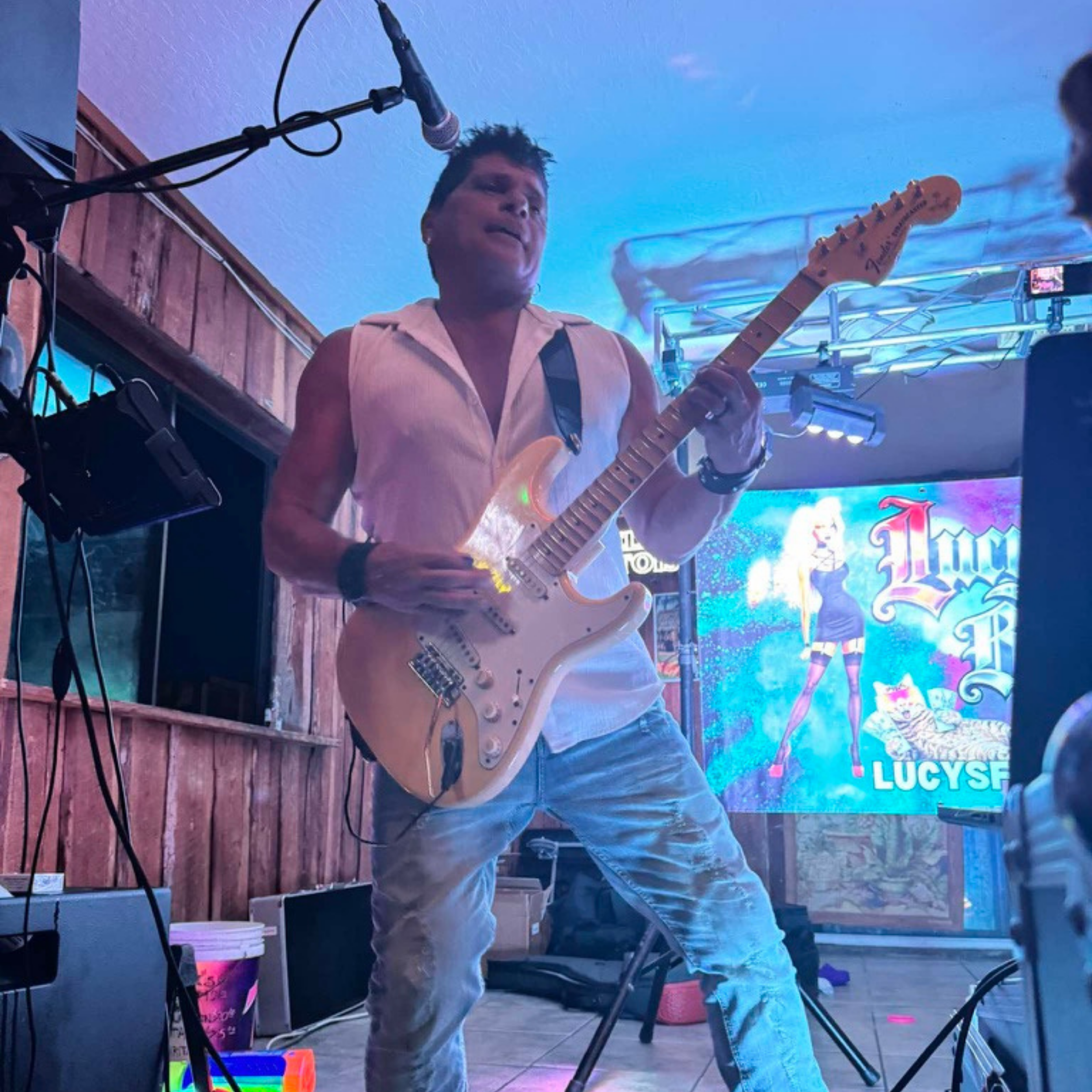 Tino shredding at Beach Shack