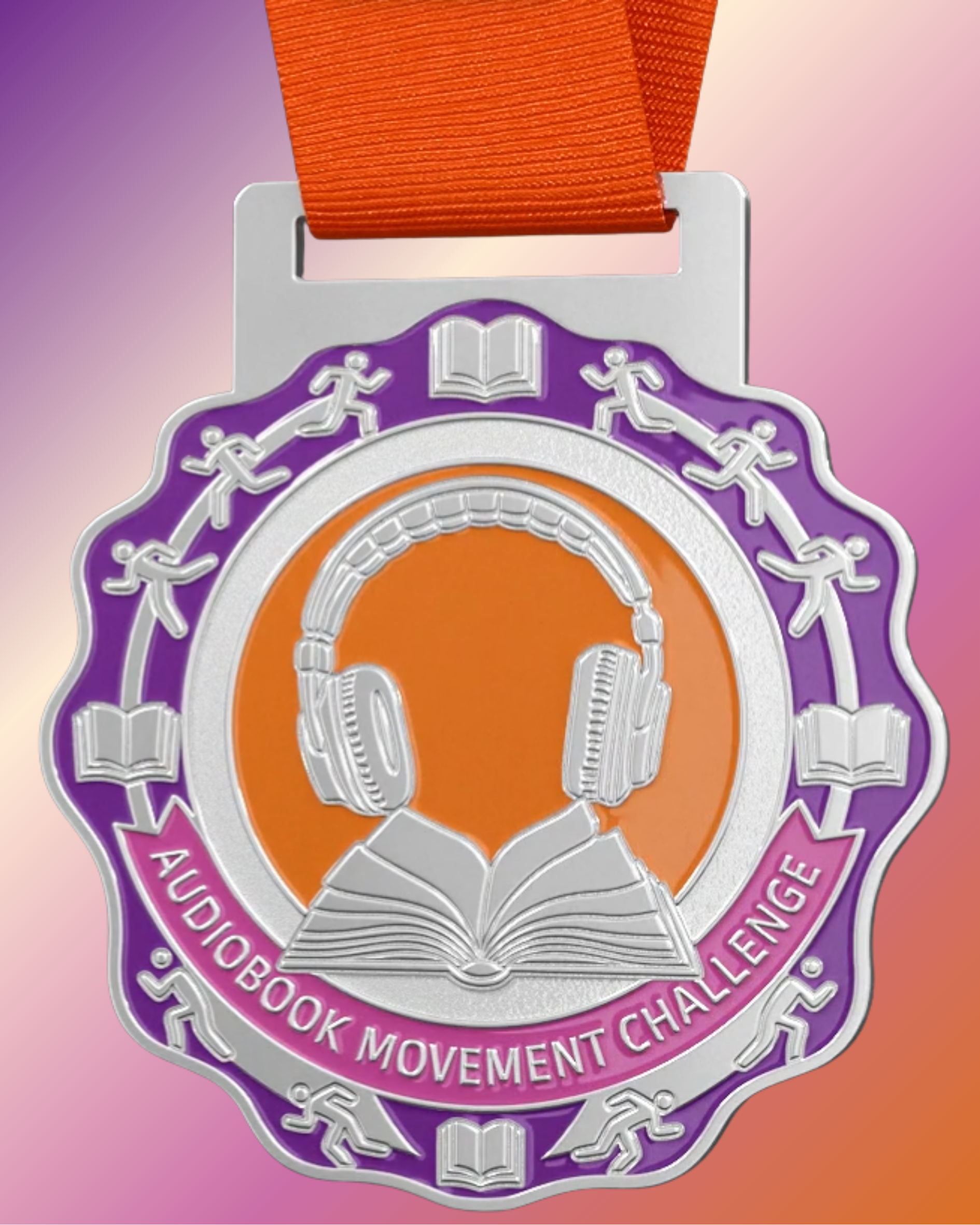 Audiobook Movement Challenge Finisher Medal