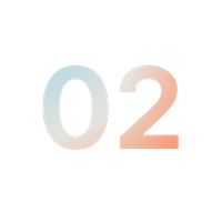 Number 02 in white with a shadow effect