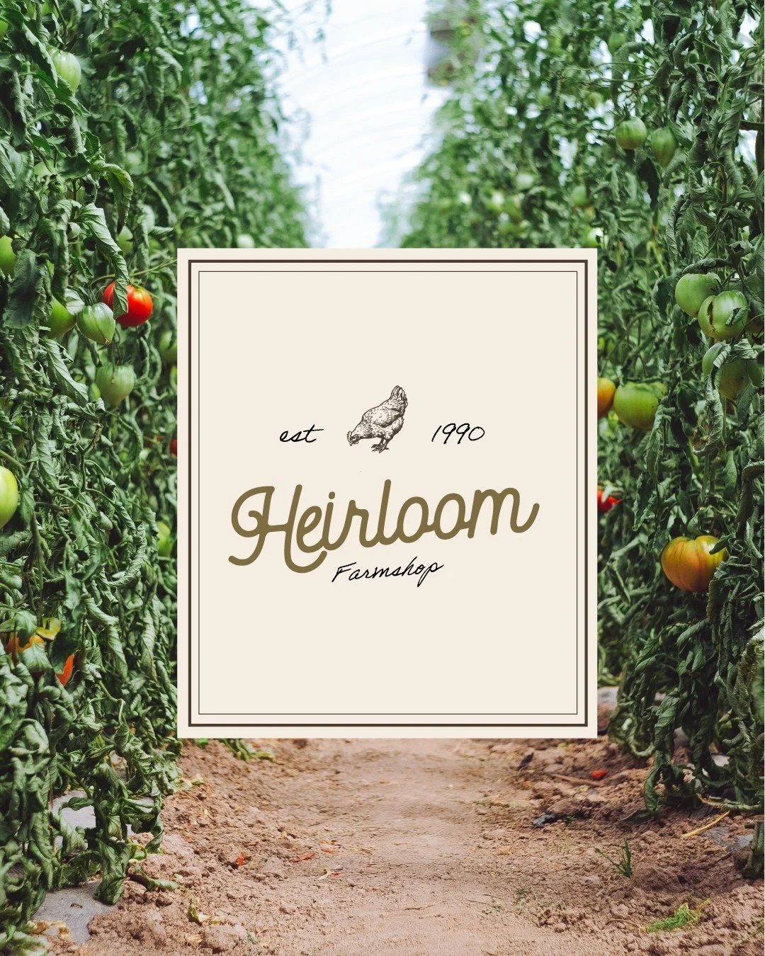 Ein Hofladen, der nach Sonntagsmarkt riecht, noch bevor man die T&uuml;r aufmacht. 🥬 🧺 

Heirloom ist ein Passion Project: ein fiktives Branding f&uuml;r einen Farmshop, der auf alte Sorten und ehrliche Handarbeit setzt. Name und Idee kommen von He