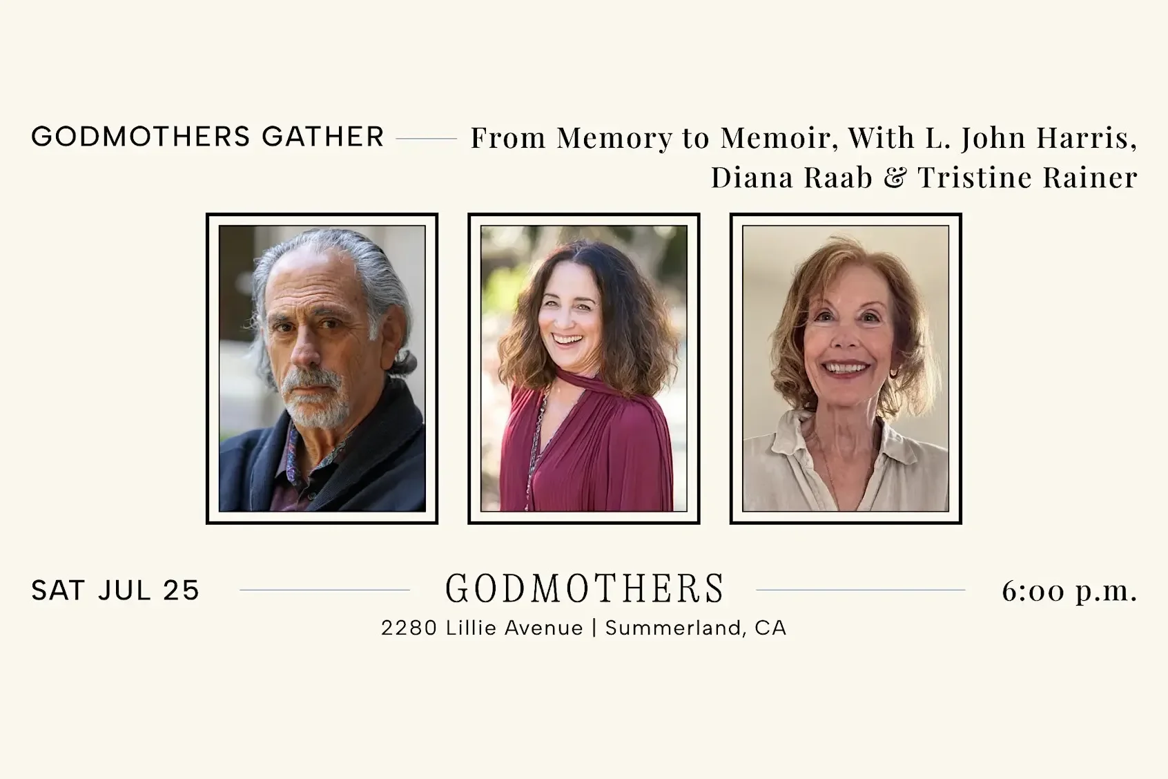 Godmothers Gather: From Memories to Memoirs