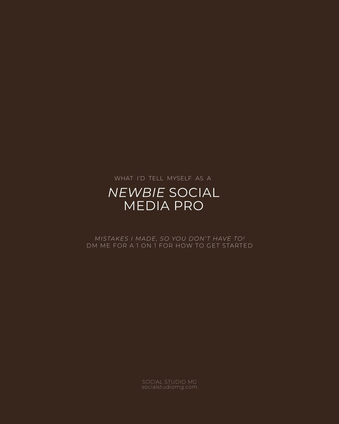 Through it all, I&rsquo;m beyond thankful for the clients, lessons, and clarity that came with building Social Studio MG. 
I&rsquo;ve learned that protecting your time and energy isn&rsquo;t optional&hellip; it&rsquo;s quite literally the foundation 
