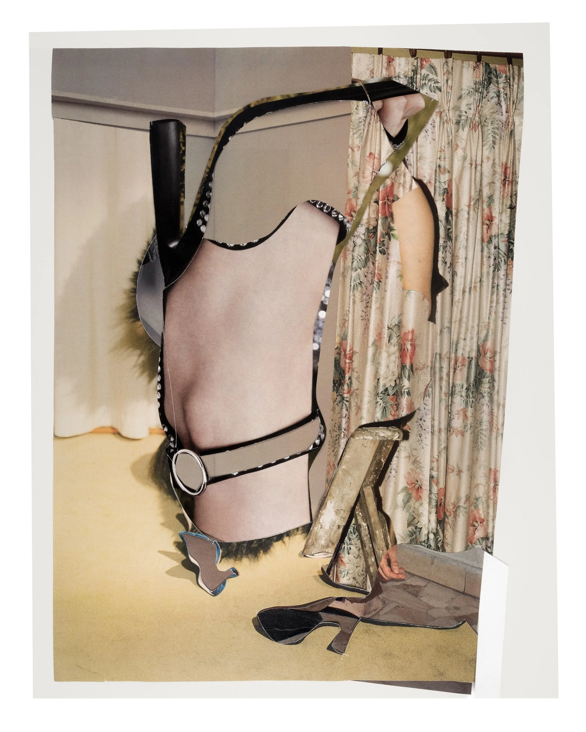   Shoe with Step Ladder &amp; Curtains   2020   